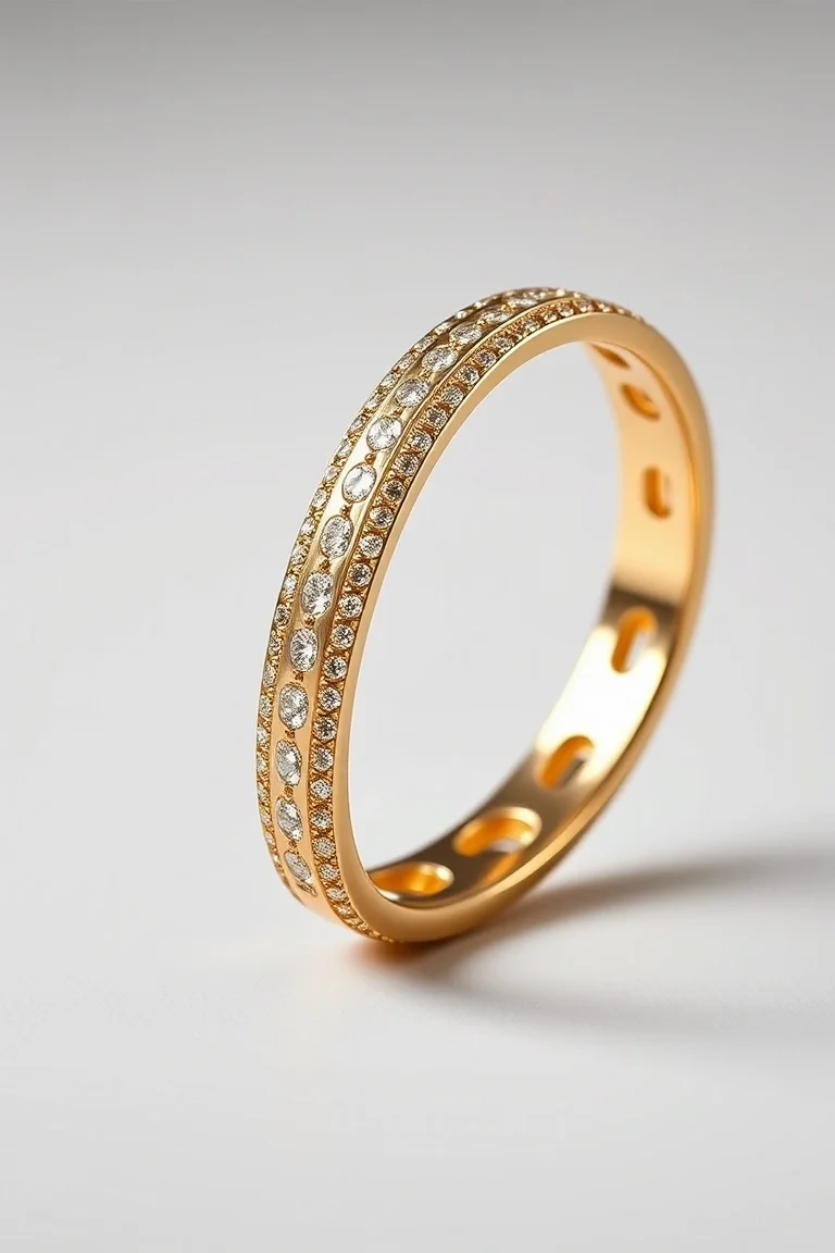 14K 8mm Concave Figaro 7 In.