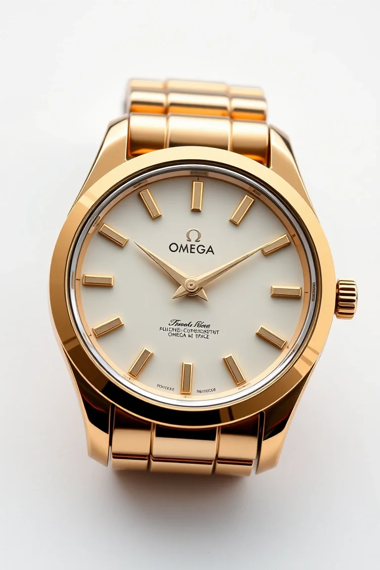 14K 8mm Domed Omega 8 In.