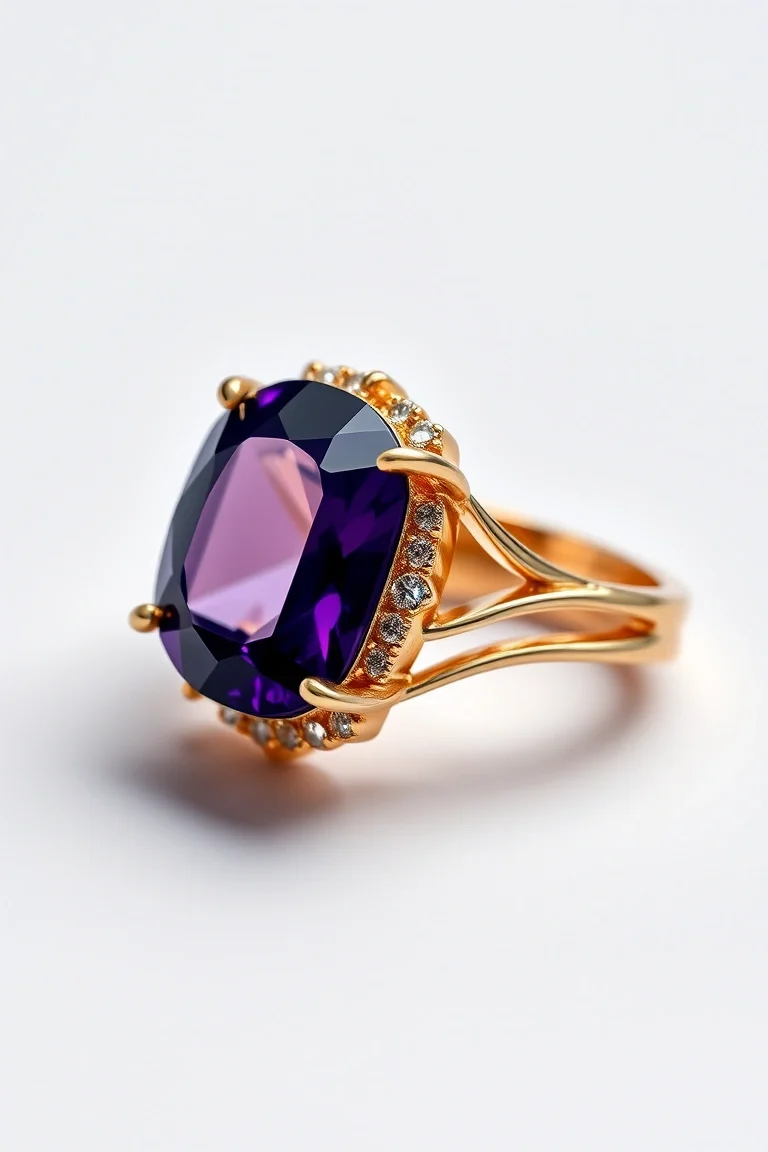 14K Amethyst Ring