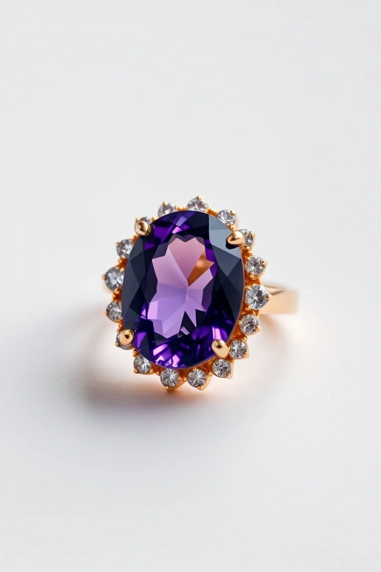 14K Amethyst Ring