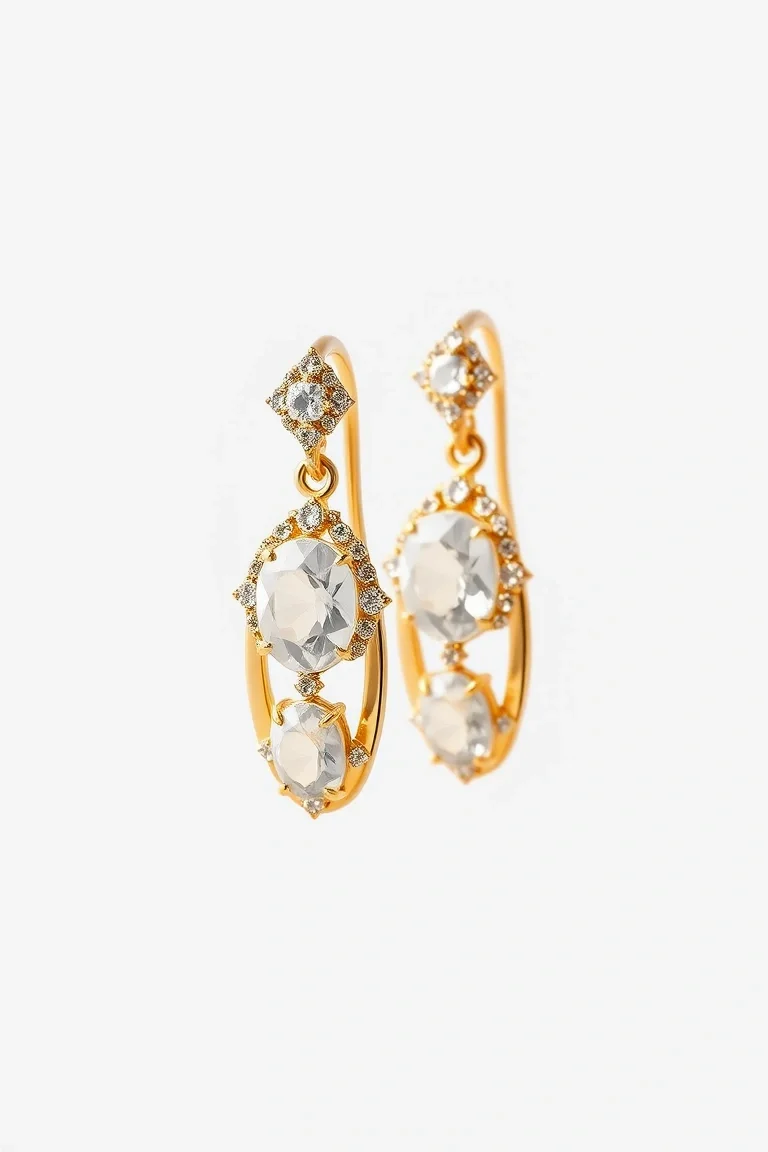 14K AMETNSYT EARRINGS