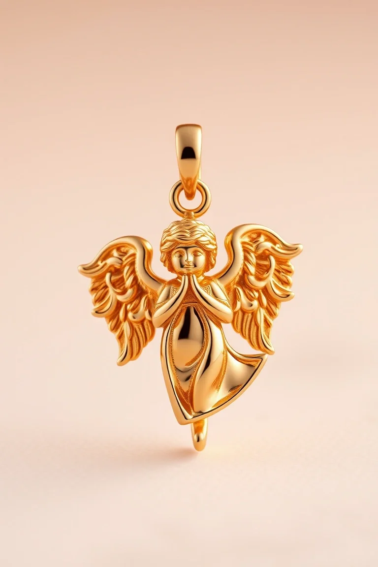 14K Angel Charm