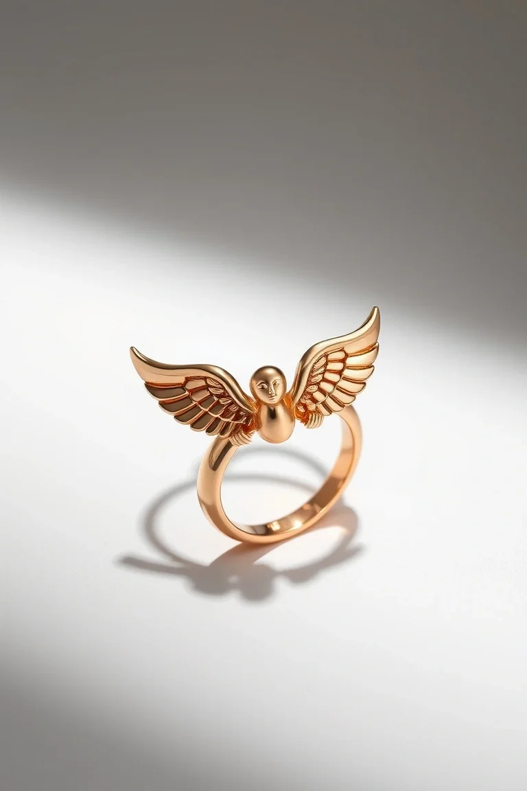 14K Angel Ring