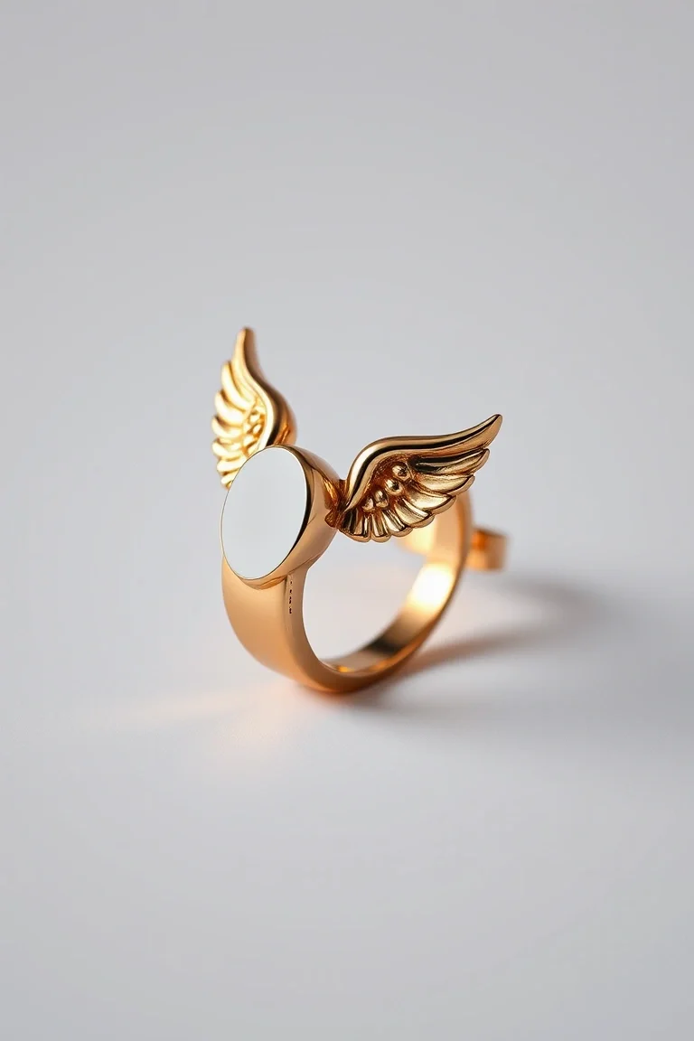 14K Angel Ring