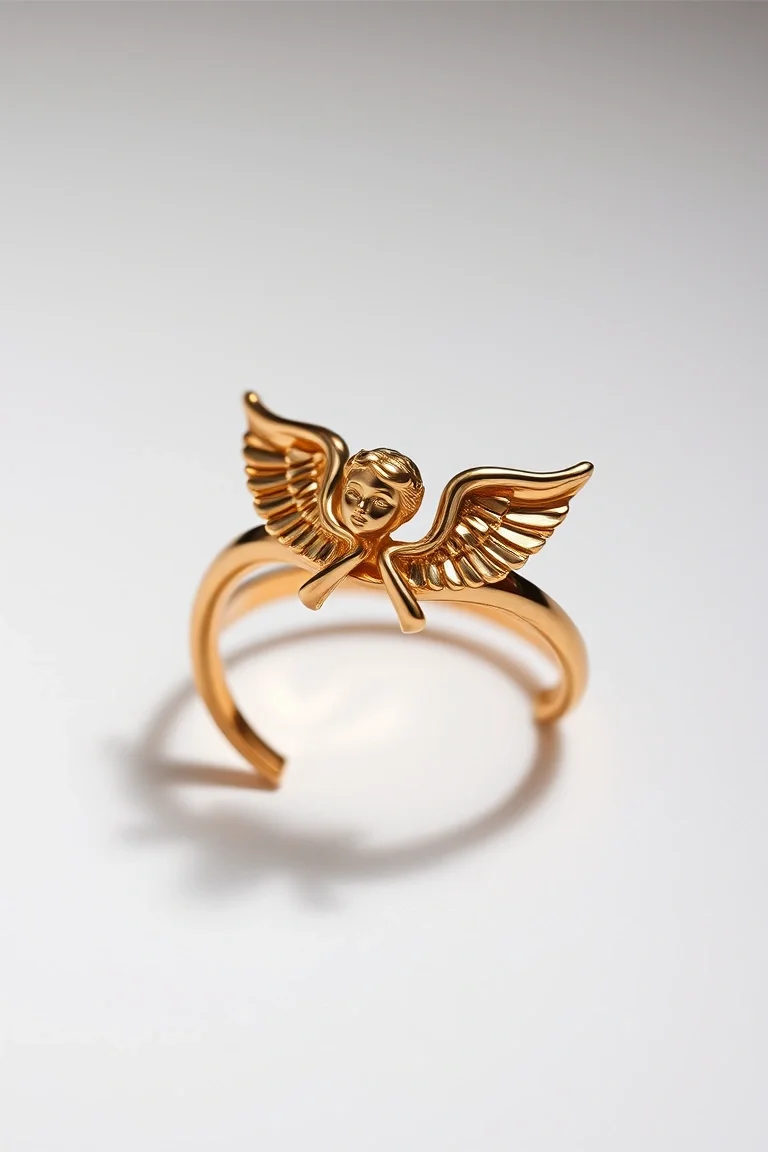 14K Angel Ring