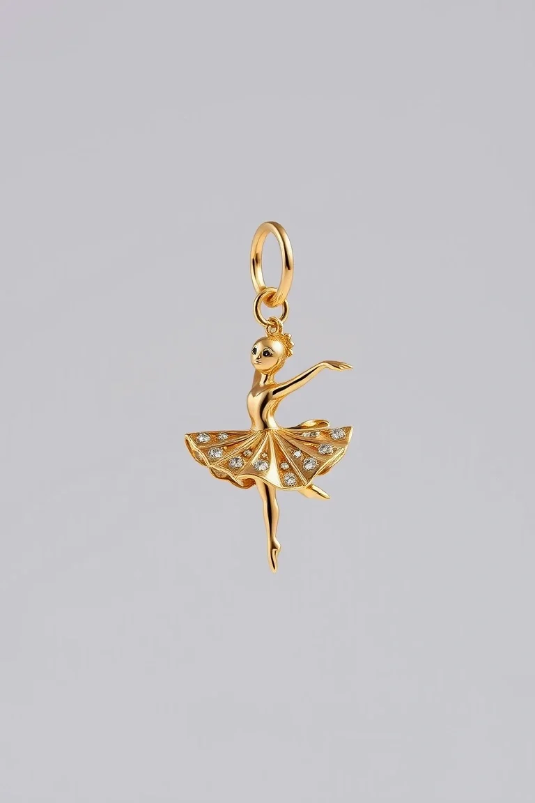 14K Ballerina Charm