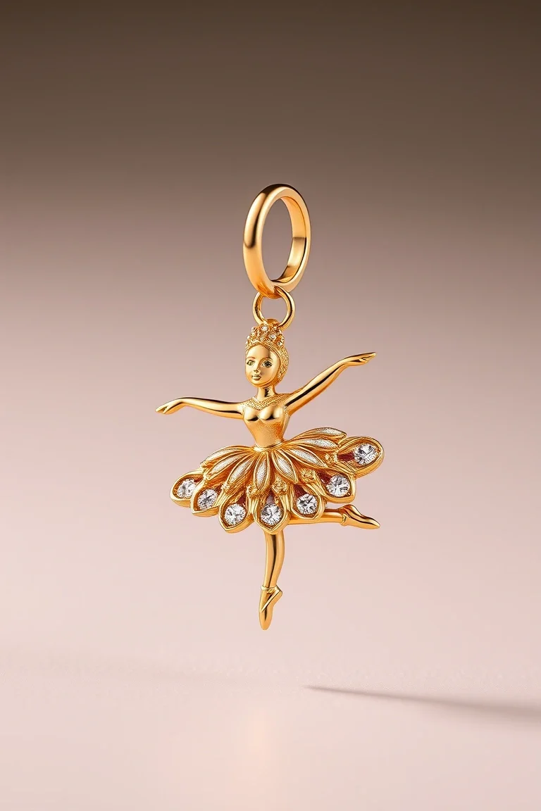 14K Ballerina Charm