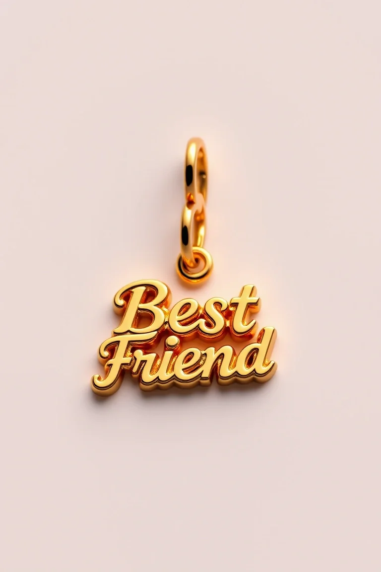 14K Best Friend Charm