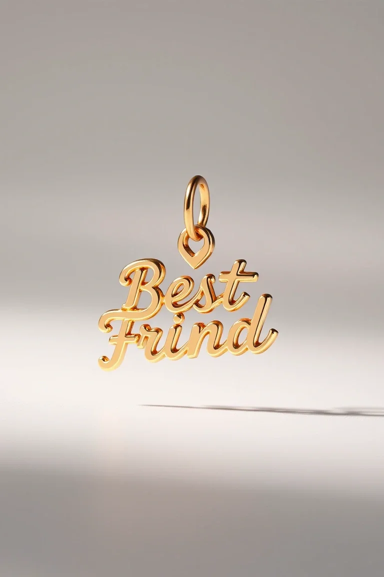 14K Best Friend Charm