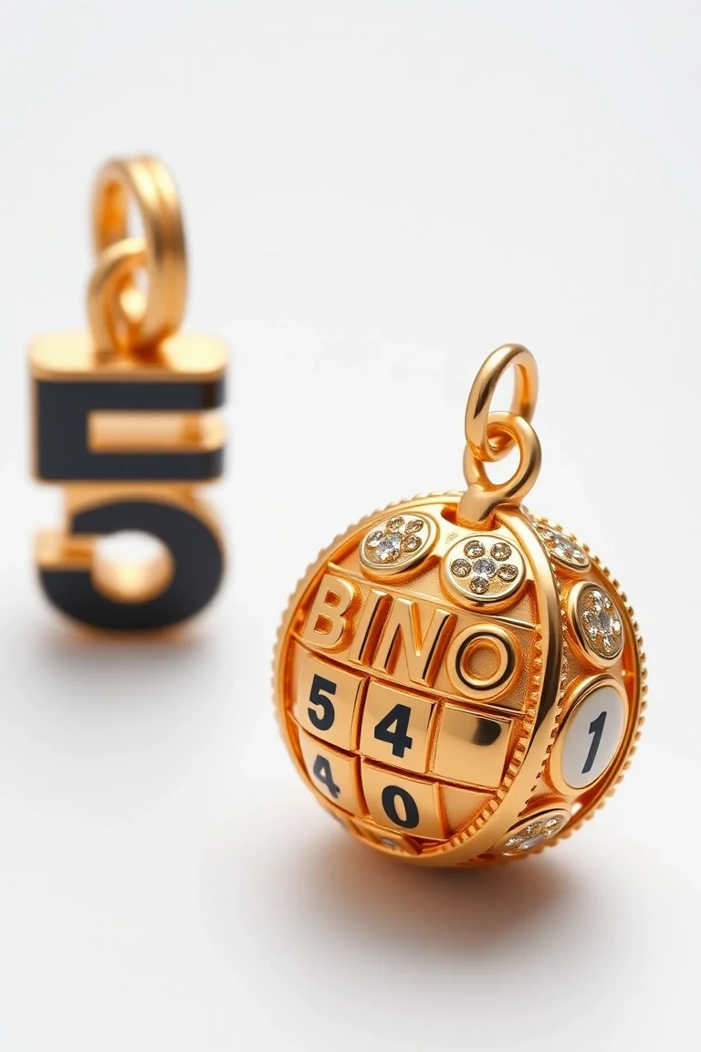 14K Bingo Charm