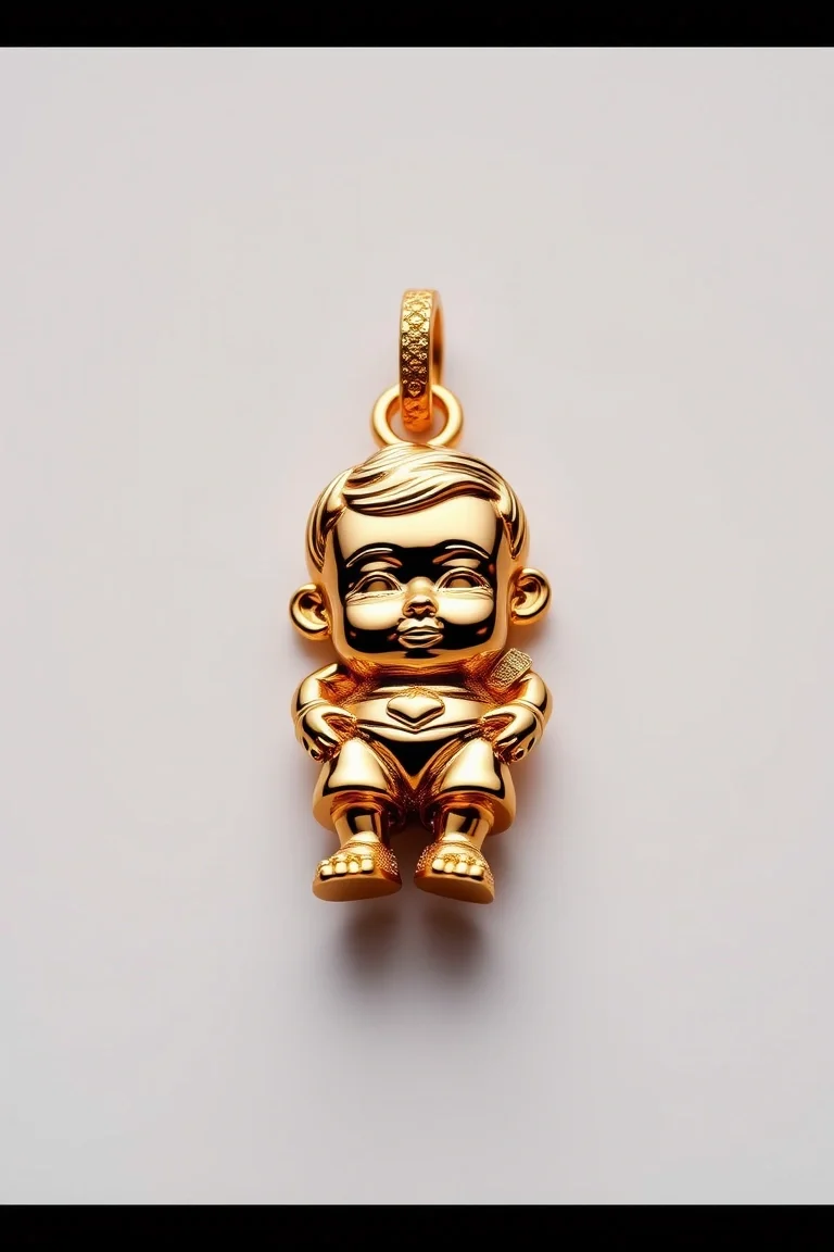 14K Boy Charm