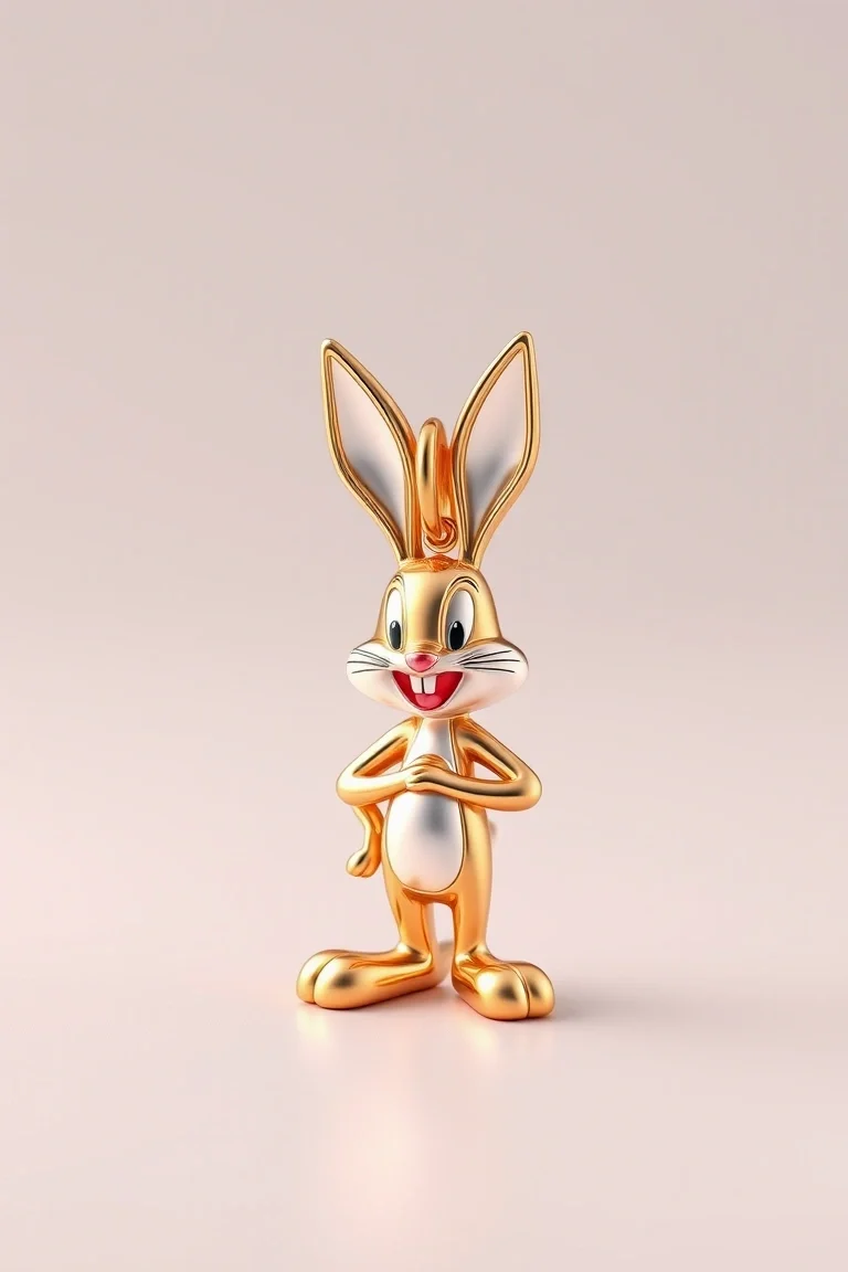 14K Bugs Bunny Charm