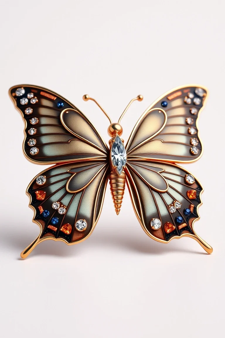 14K Butterfly
