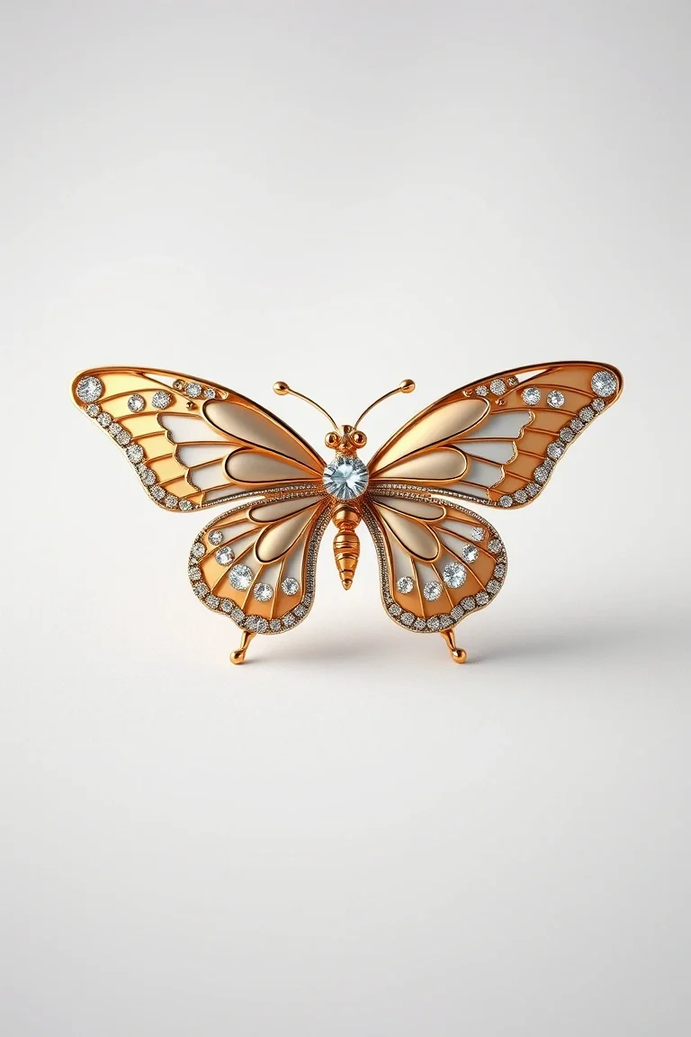 14K Butterfly