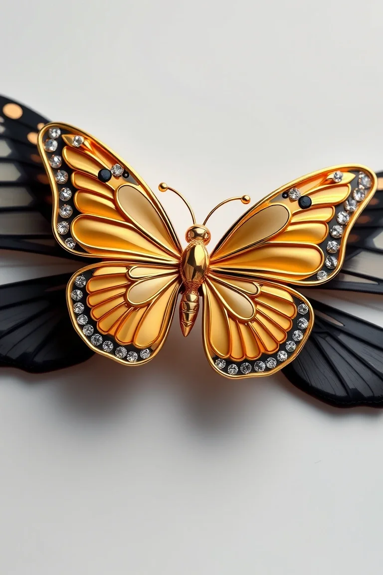14K Butterfly