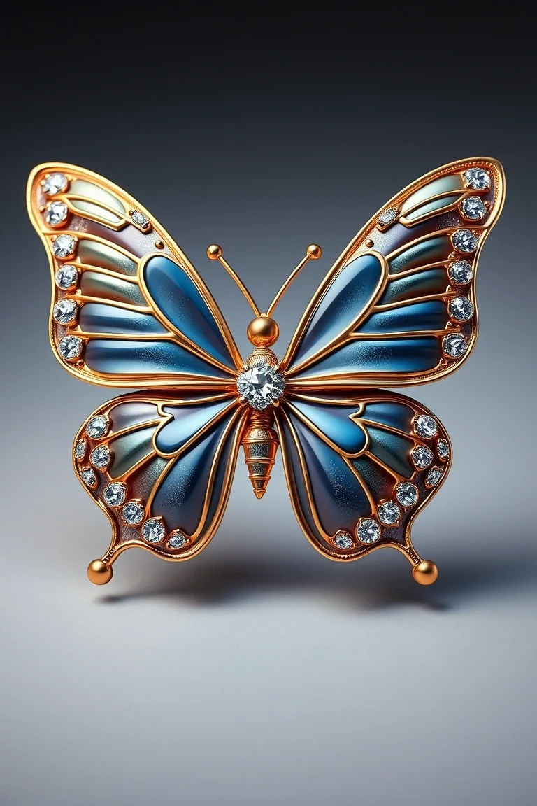 14K Butterfly