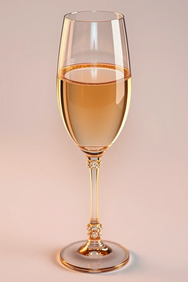 14K Champagne Glass