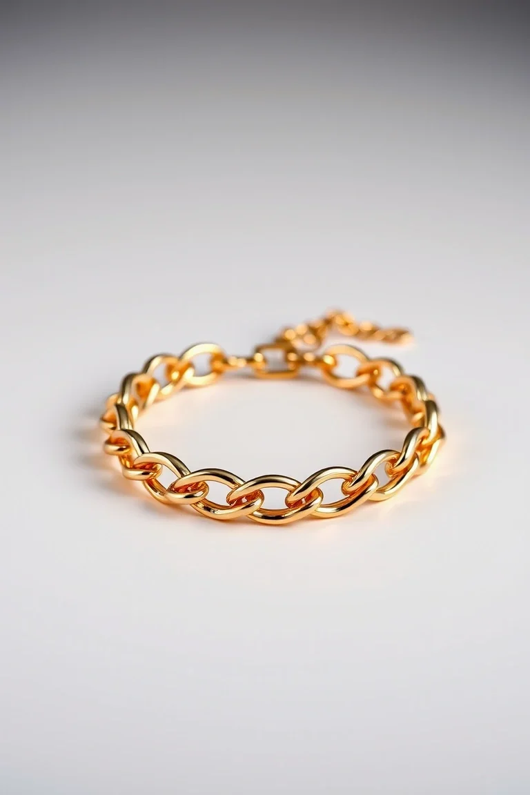 14K Charm Bracelet 8 In.