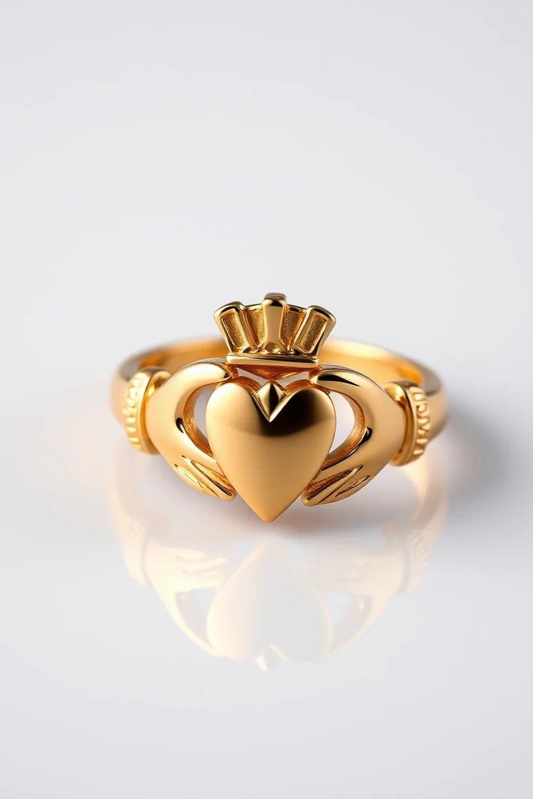 14K Claddagh Ring