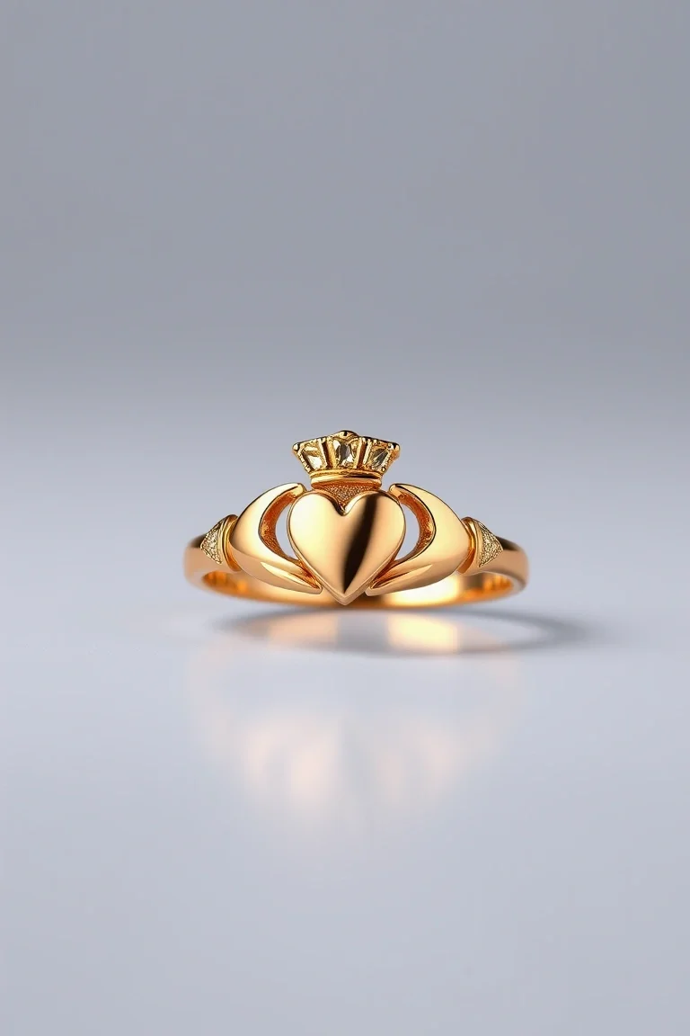 14K Claddagh Ring
