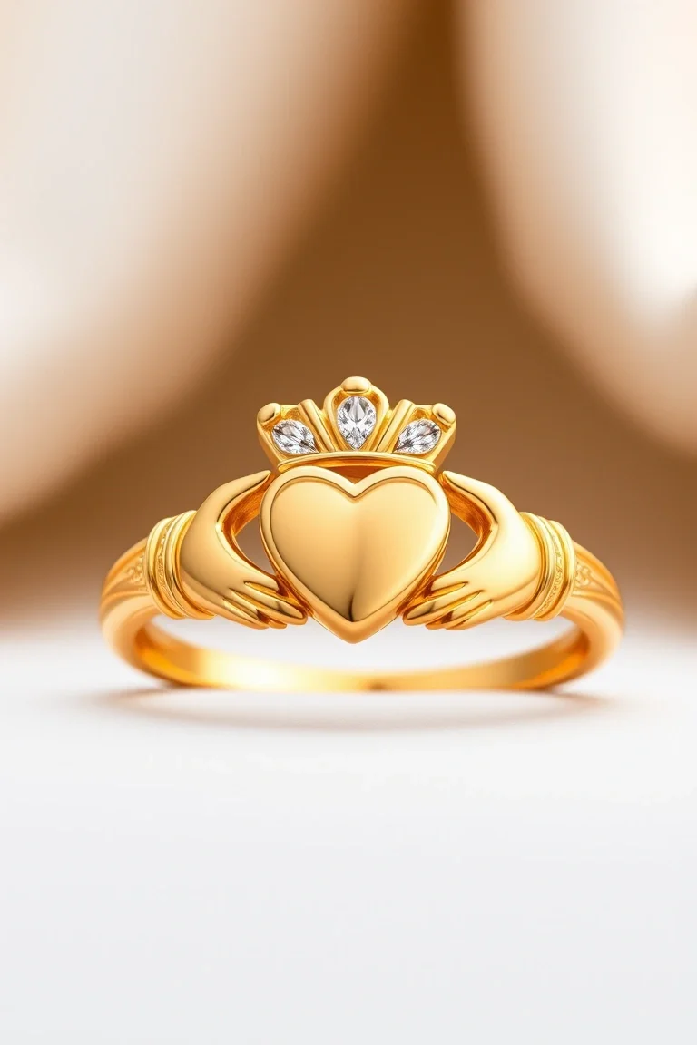 14K Claddagh Ring