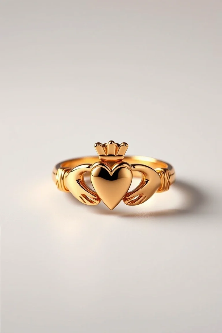 14K Claddagh Ring