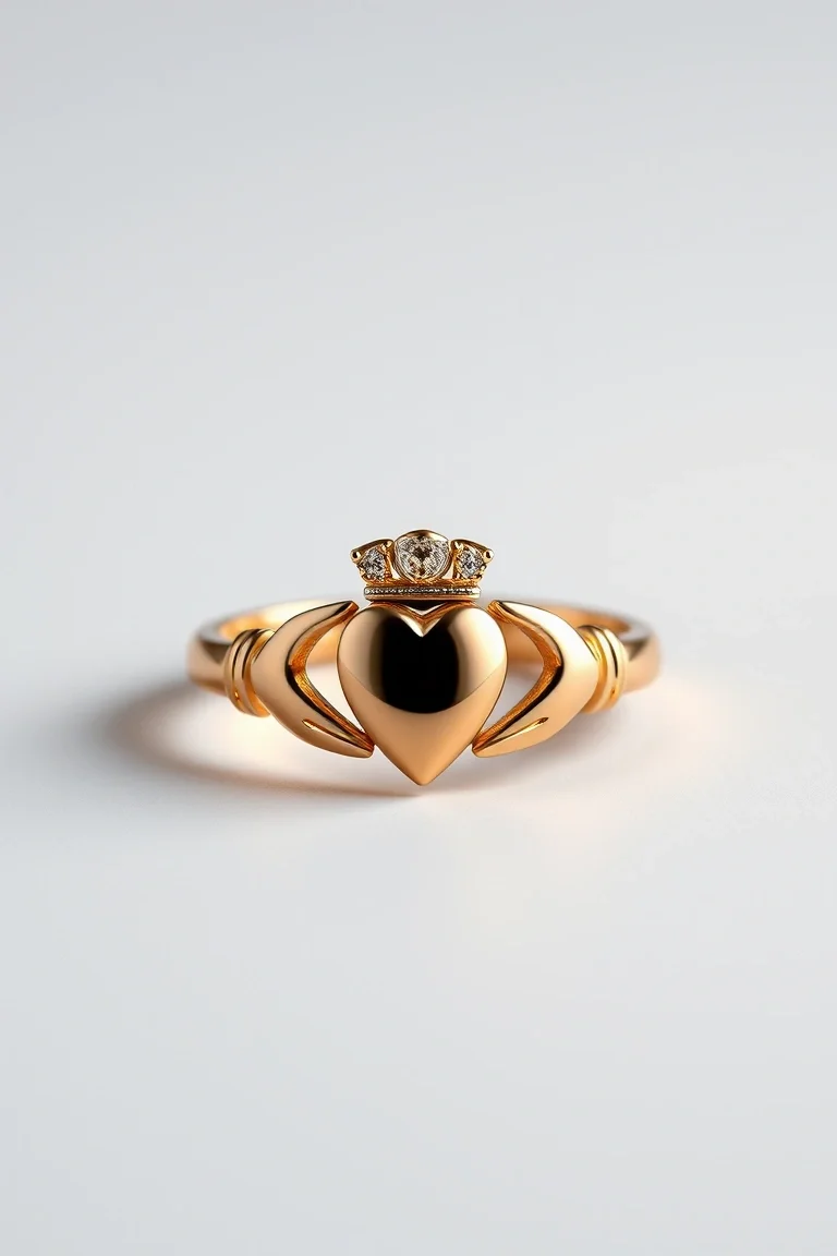 14K Claddagh Ring