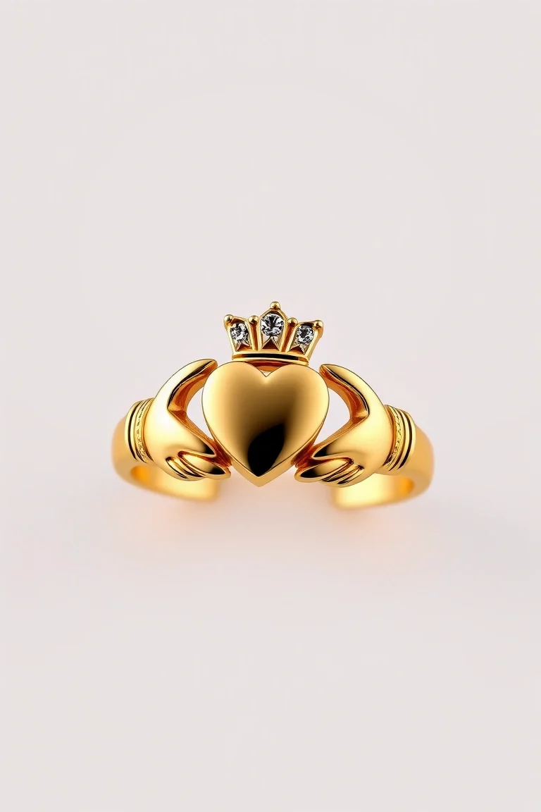 14K Claddagh Ring