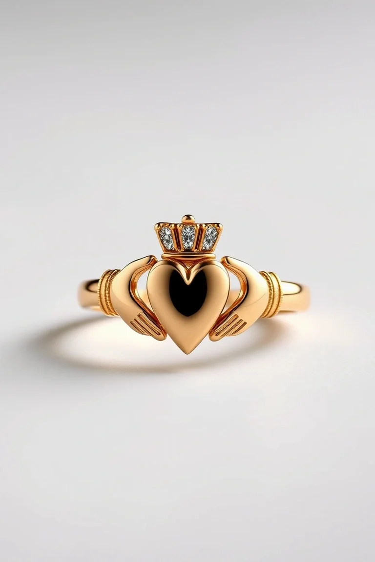 14K Claddagh Ring