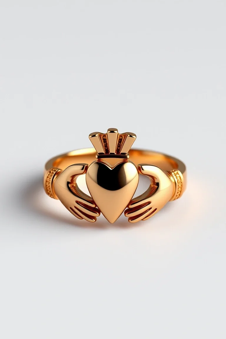 14K Claddagh Ring