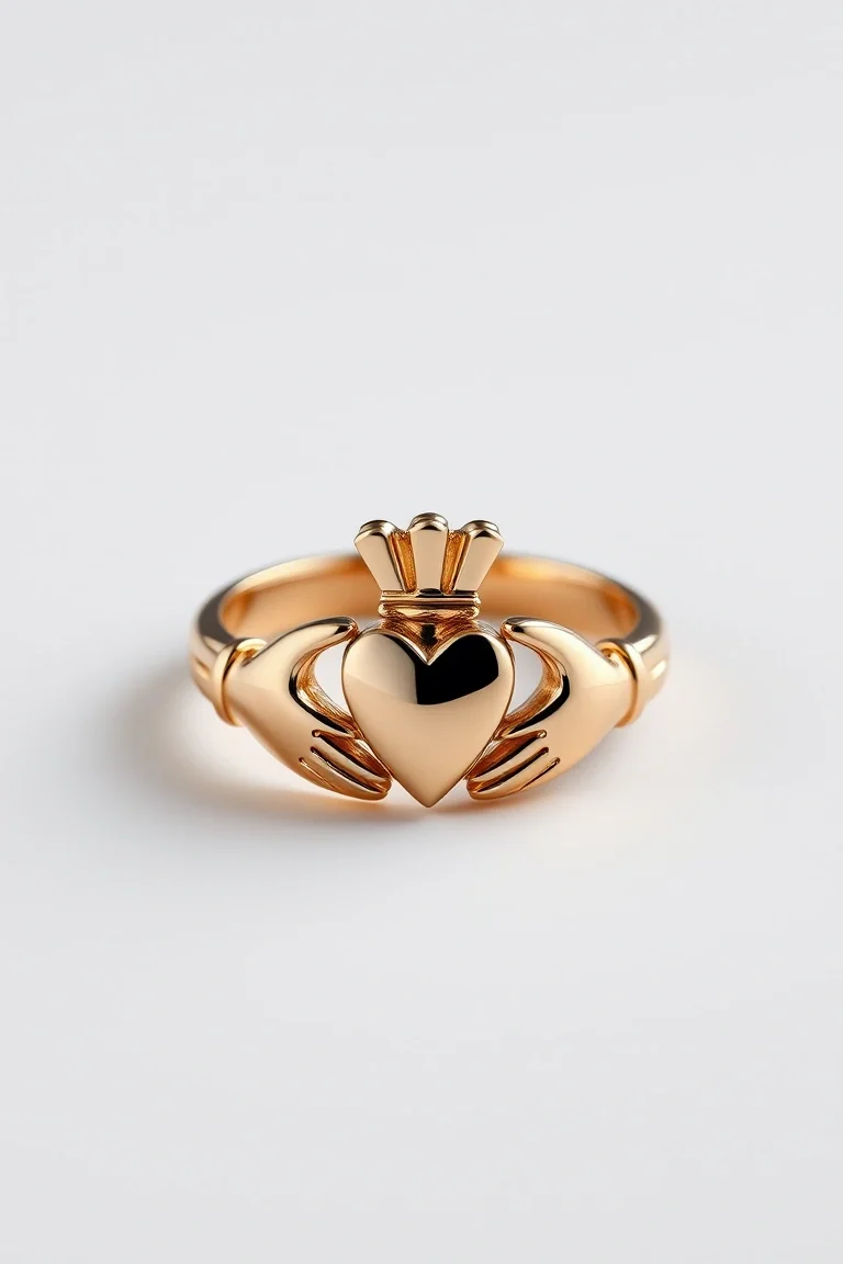 14K Claddagh Ring