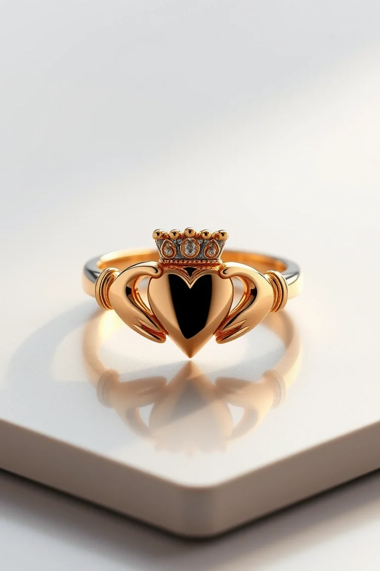 14K Claddagh Ring