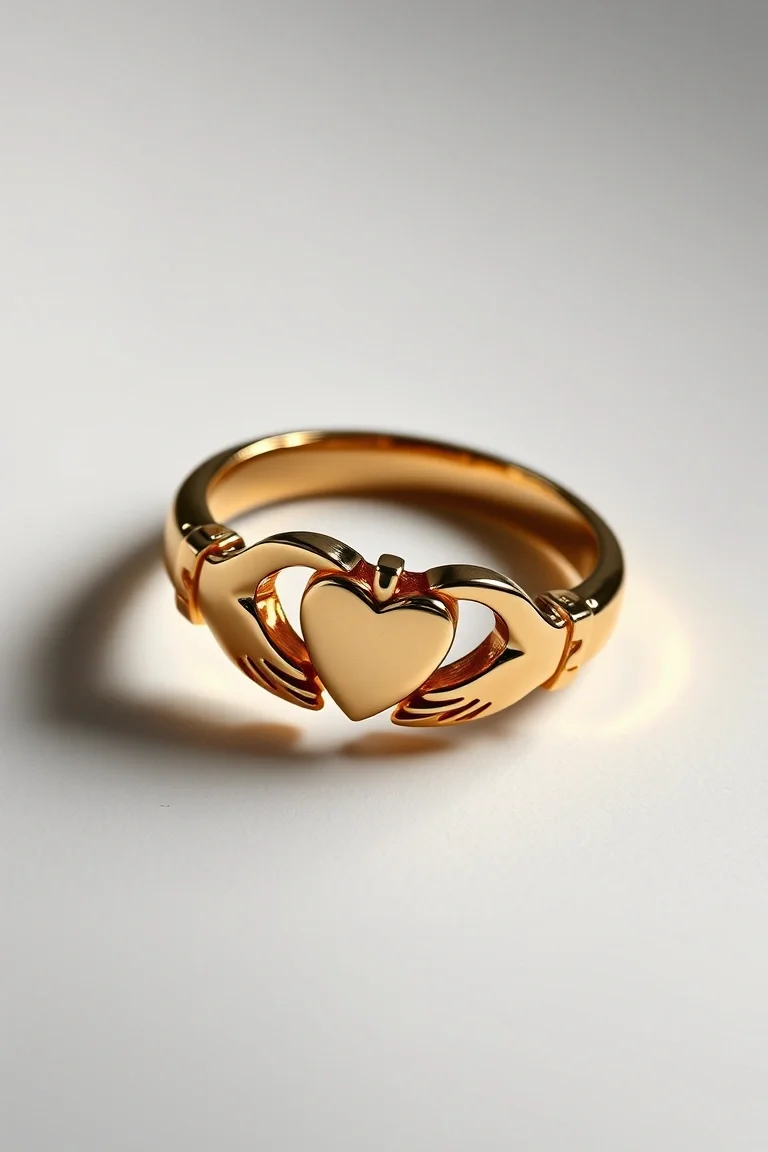 14K Claddagh Ring
