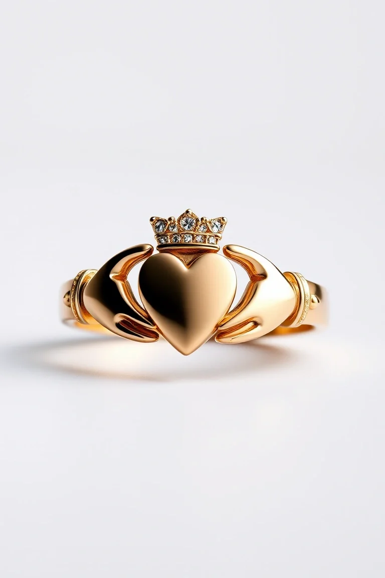 14K Claddagh Ring
