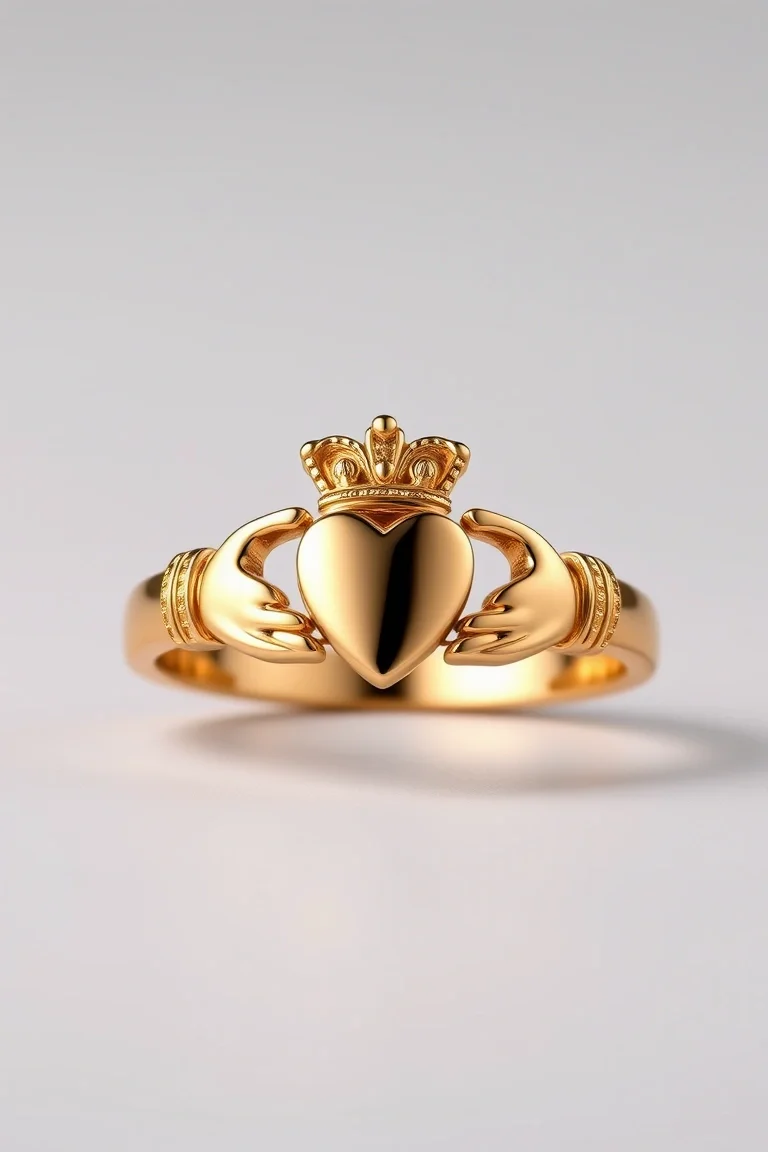 14K Claddagh Ring