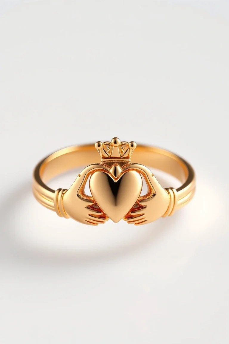 14K Claddagh Ring