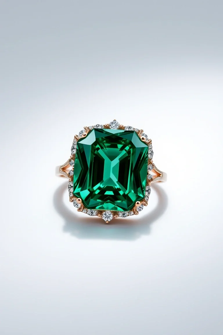 14K CONTEMPORARY GREEN TOURMALINE DIAMOND SLIDE