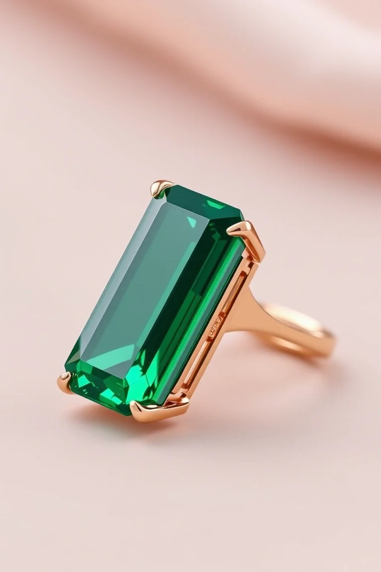 14K CONTEMPORARY GREEN TOURMALINE DIAMOND SLIDE