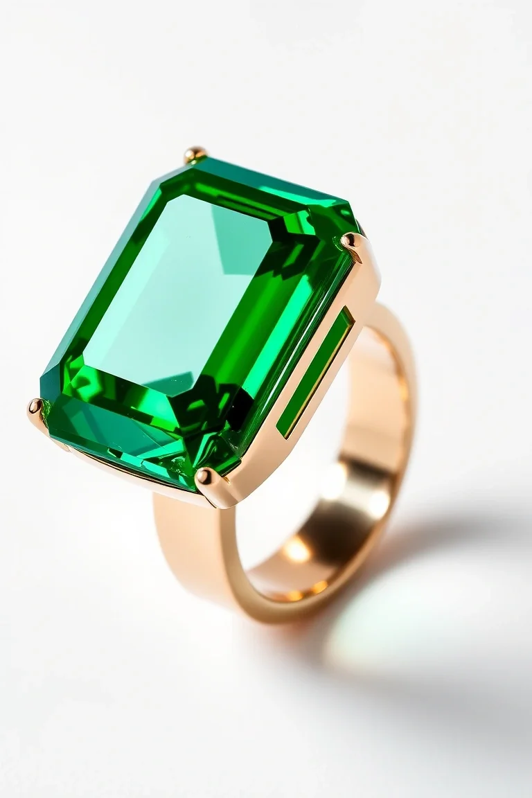 14K CONTEMPORARY GREEN TOURMALINE DIAMOND SLIDE