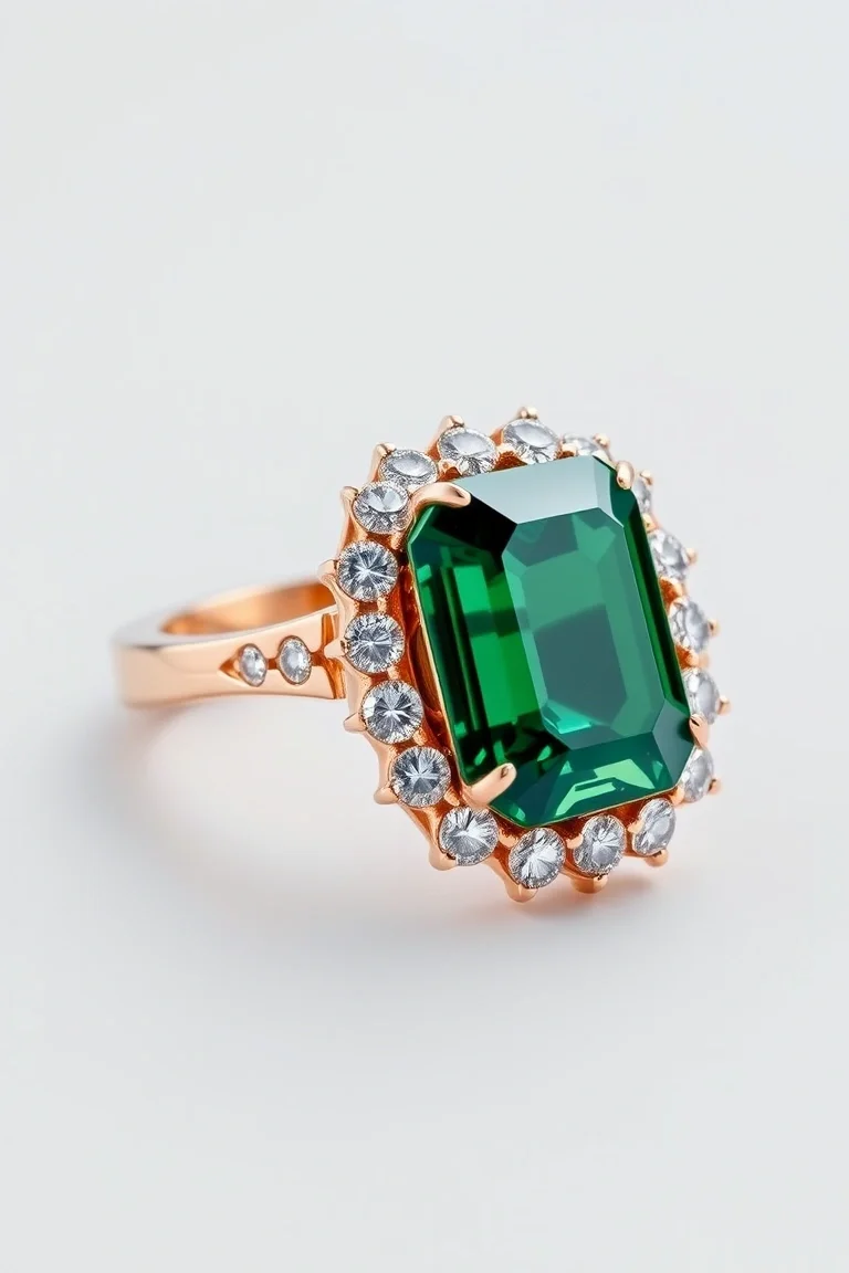 14K CONTEMPORARY GREEN TOURMALINE DIAMOND SLIDE