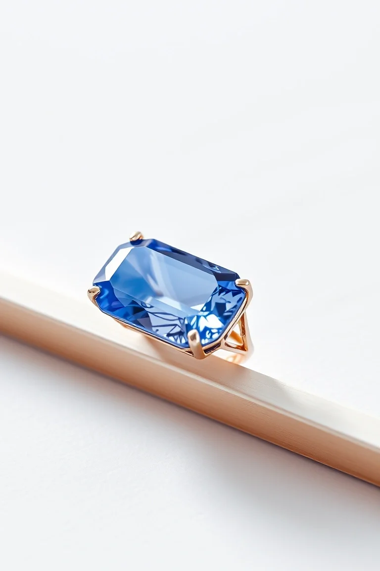 14K CONTEMPORARY SAPPHIRE DIAMOND SLIDE