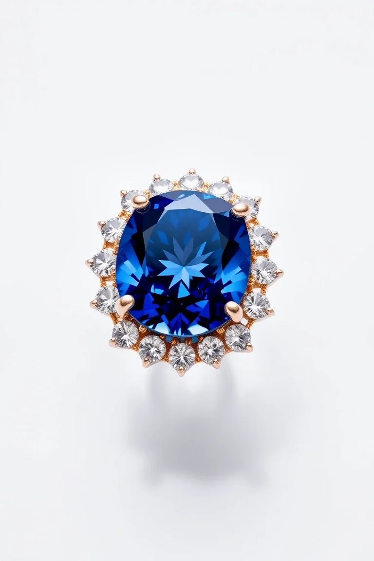 14K CONTEMPORARY SAPPHIRE DIAMOND SLIDE