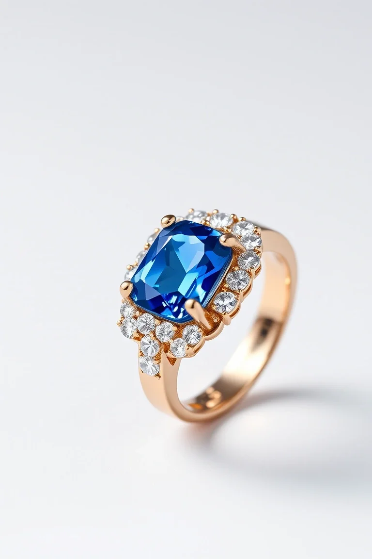 14K CONTEMPORARY SAPPHIRE DIAMOND SLIDE
