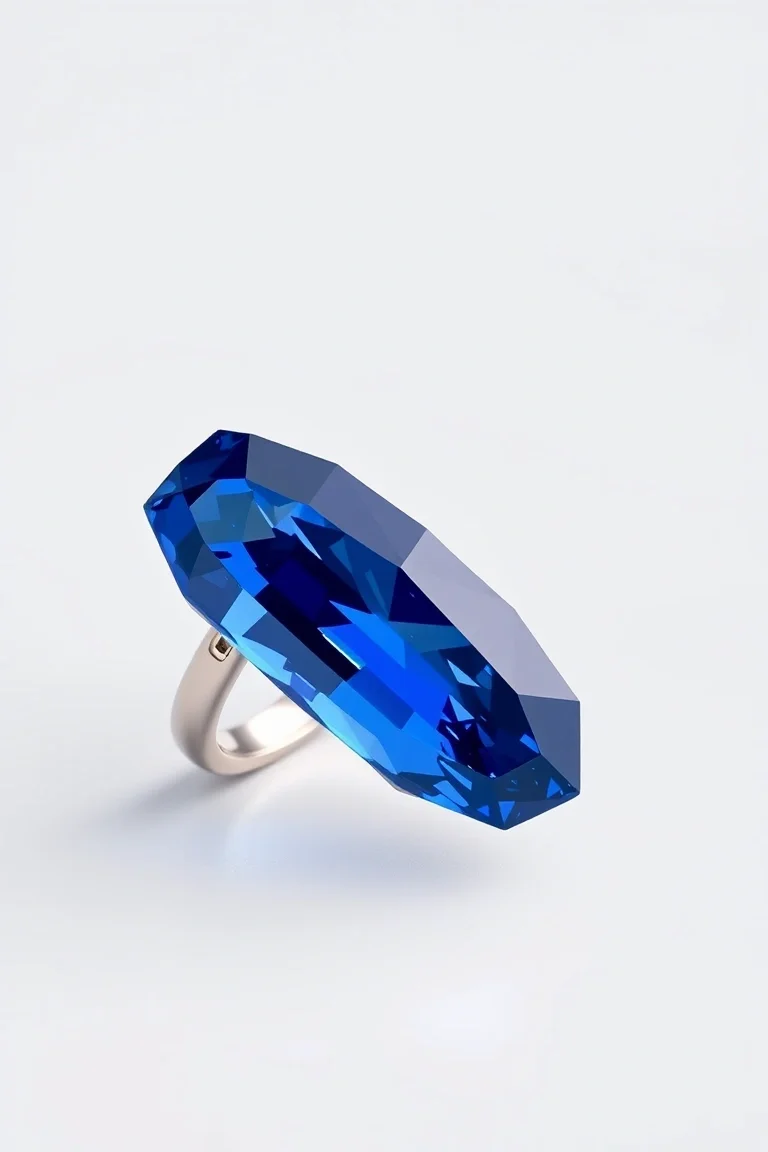 14K CONTEMPORARY SAPPHIRE DIAMOND SLIDE