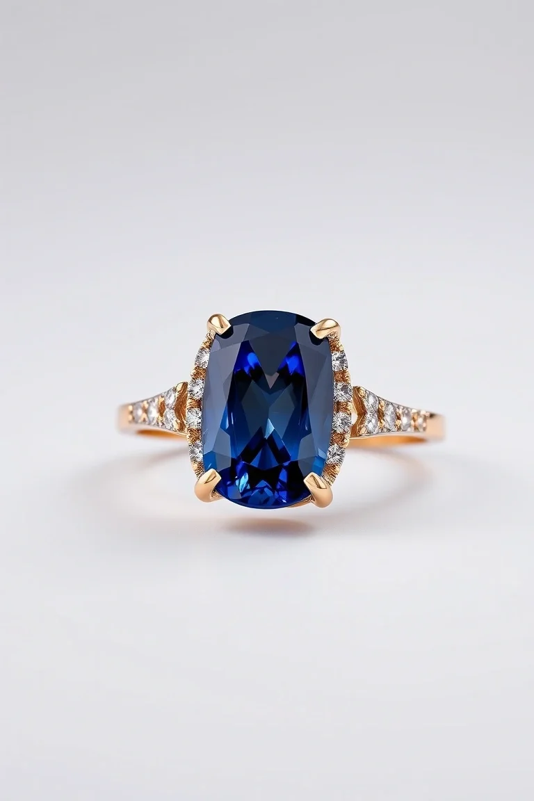14K CONTEMPORARY SAPPHIRE DIAMOND SLIDE