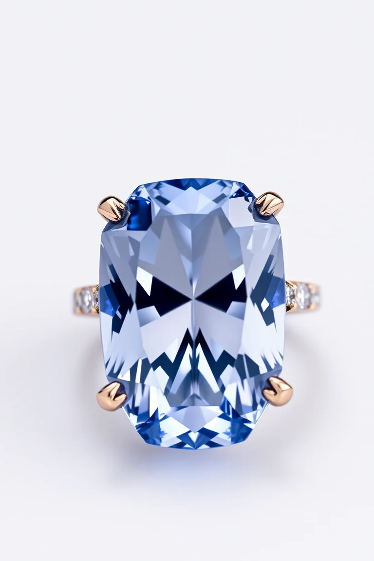 14K CONTEMPORARY SAPPHIRE DIAMOND SLIDE