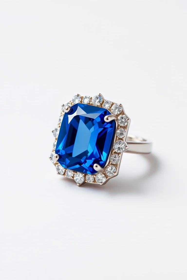14K CONTEMPORARY SAPPHIRE DIAMOND SLIDE