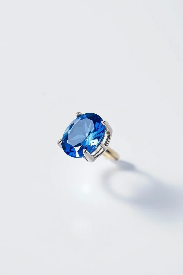 14K CONTEMPORARY SAPPHIRE DIAMOND SLIDE