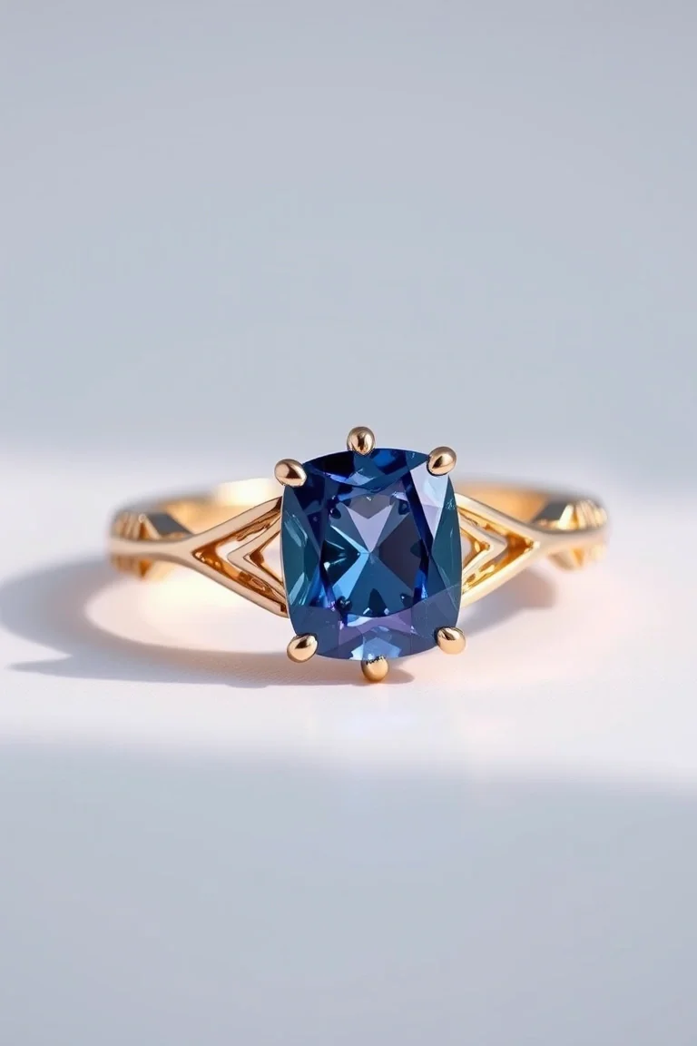 14K CONTEMPORARY SAPPHIRE DIAMOND SLIDE