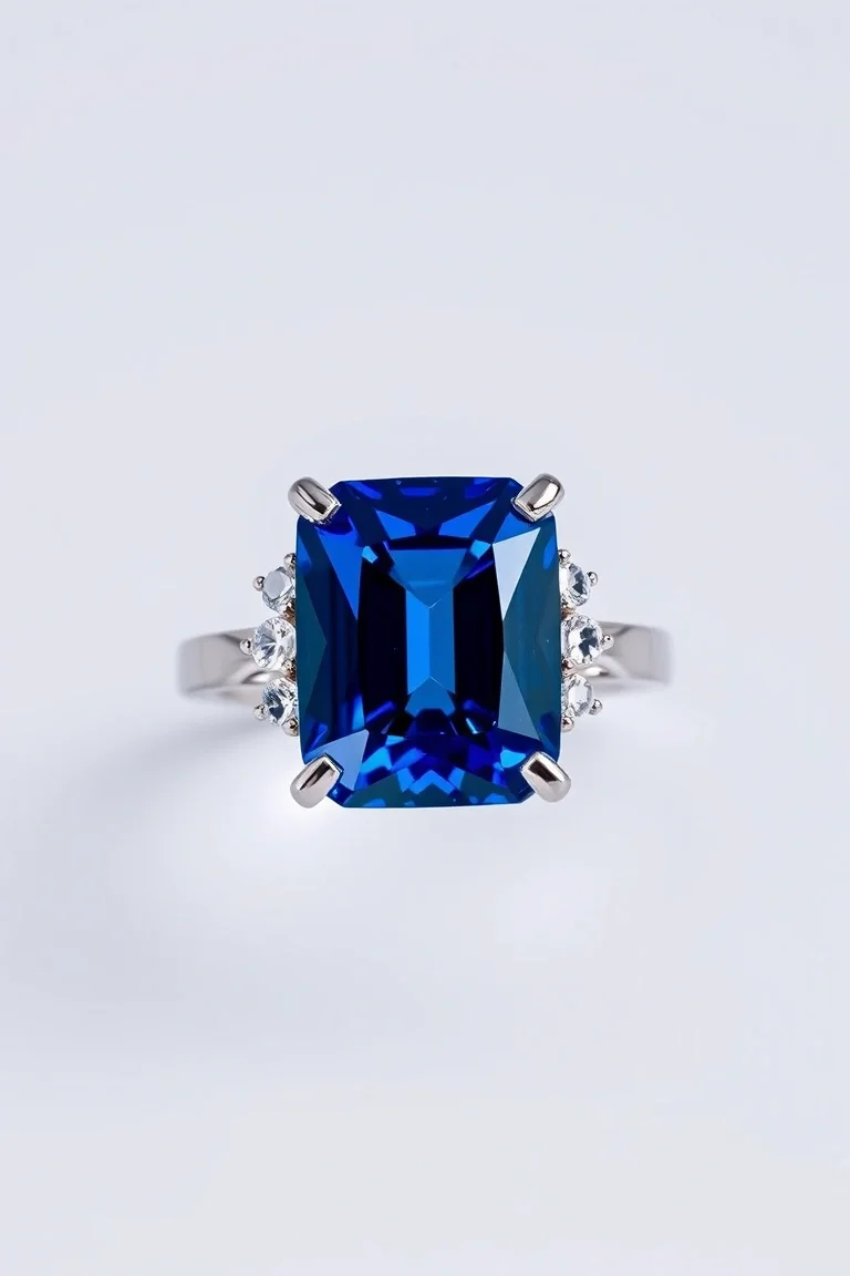 14K CONTEMPORARY SAPPHIRE DIAMOND SLIDE